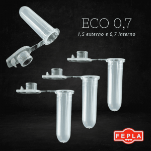 Flaconete Eco 0,7 (1,5 externo / 0,7 interno)